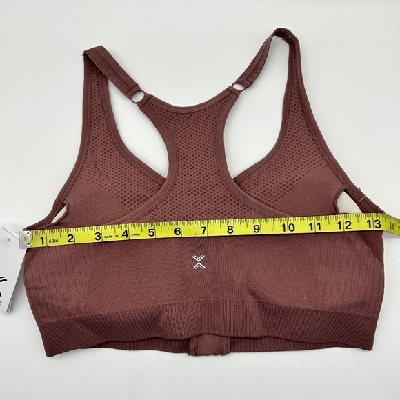 Xersion Women's Rose Taupe Medium Support Sports Bra Size M L - Picture 9 of 11